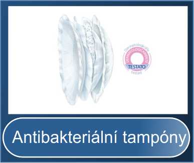 Antibakteriální tampóny