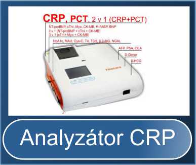 Multifunkční analyzátor CRP atd
