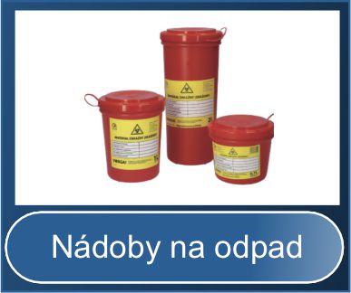 Nádoby - boxy na kontaminovaný medicínský odpad