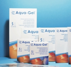 Aqua-Gel® hydrogel, 12 X 12 cm, 5 ks
