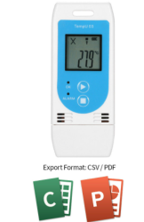 USB Dataloger TEMPU 03 pro sledování teploty a vlhkosti včetně kalibrace teploty a vlhkosti