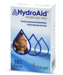 HydroAid® hydrogel, 5 X 9 cm, 10 ks, sterilní hydrogelové krytí pro estetickou medicínu a plastickou chirurgii