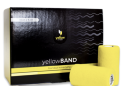 Elastické kohezivní obinadlo 10 x 450 cm YellowBAND