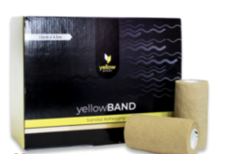 Elastické kohezivní obinadlo 10 x 450 cm YellowBAND