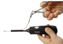 Digitální otoskop veterinární DE501 videootoskop Firefly propojení kabelem