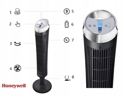 Sloupový ventilátor s oscilací HONEYWELL HY254 QUIETSET® TOWER FAN