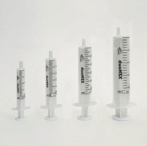 Injekční stříkačka duoNEX, 2dílná, luer, jednorázová, sterilní